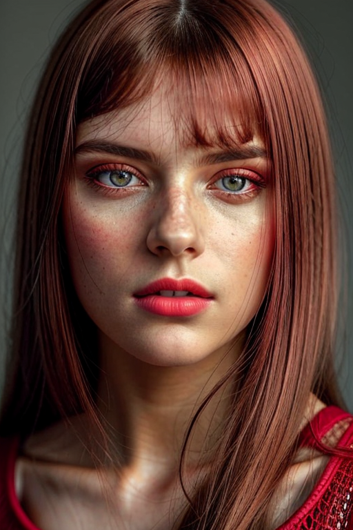 red eyes pic girl aesthetic